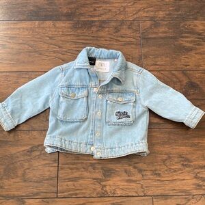 9-12 months Zara Minnie Denim Jacket